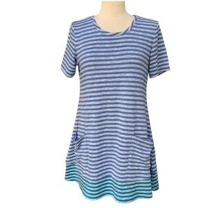 LOGO Lori Goldstein Top or Mini Dress Women's Size XS